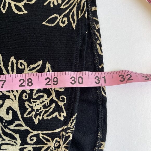 Lucky Brand Peasant Blouse Womens Plus Size 1X Black Floral Boho Western - Picture 7 of 7